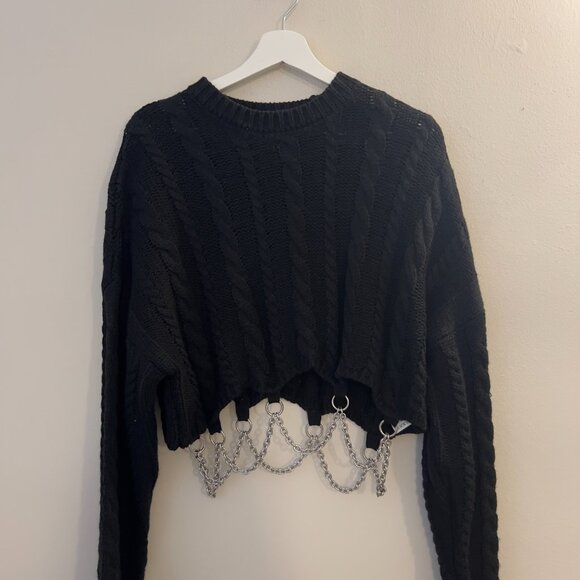 The ragged priest widow knit sweater - Picture 2 of 4